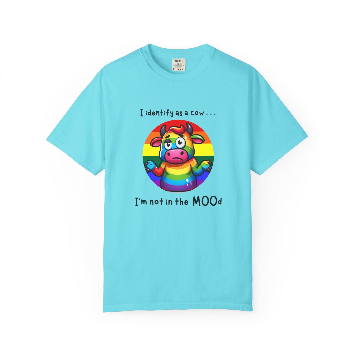I Identify as a Cow - Pride T-Shirt