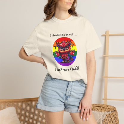 I Identify as an Owl - Pride T-Shirt