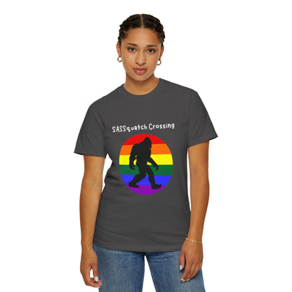 Sassquatch Crossing Pride-Themed T-Shirt