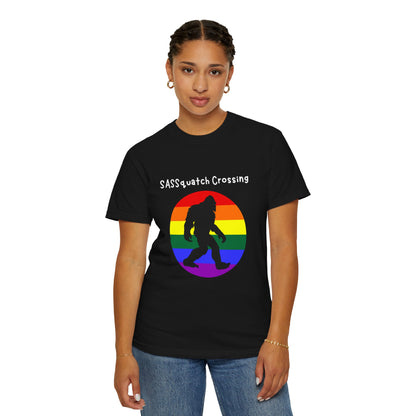 Sassquatch Crossing Pride-Themed T-Shirt