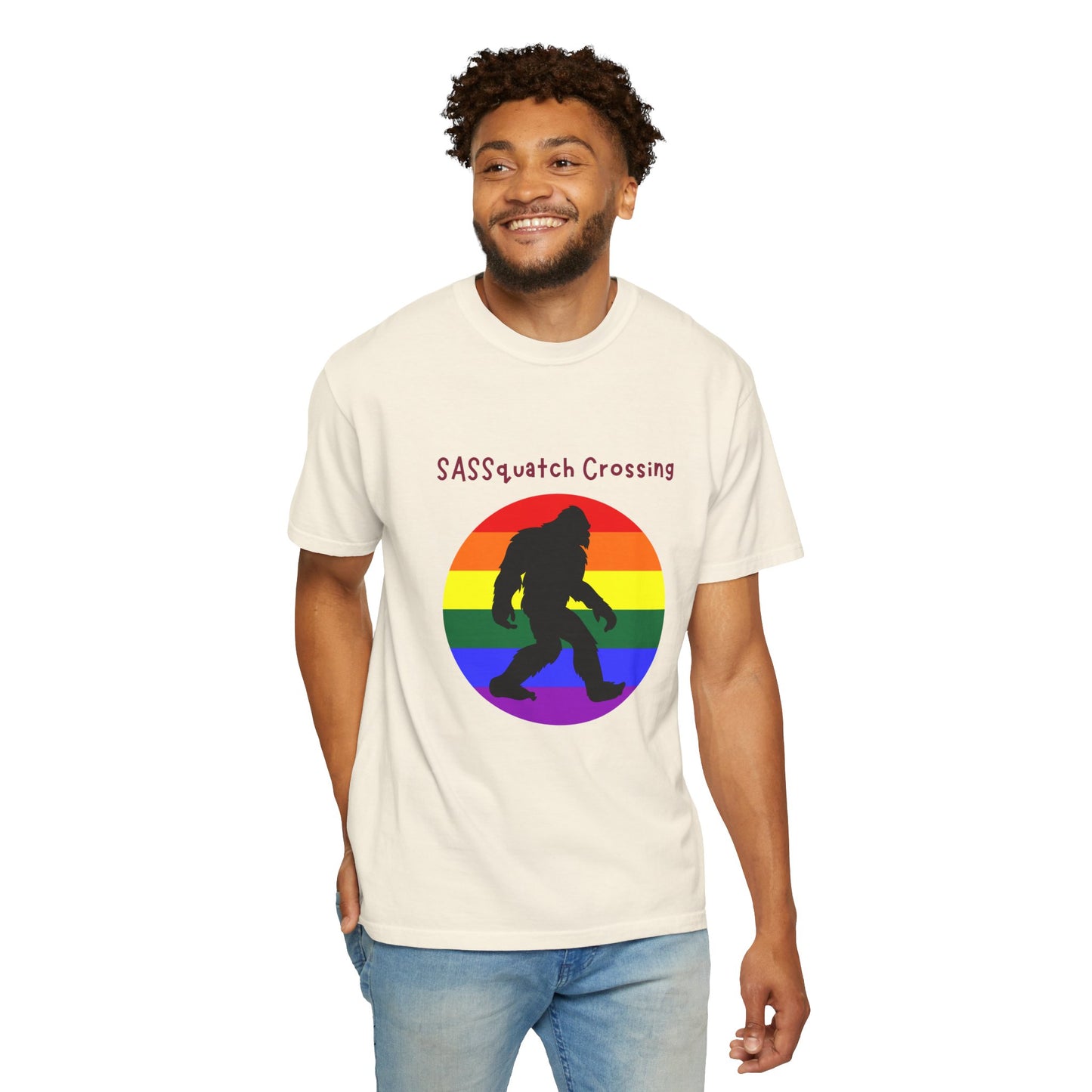 Sassquatch Crossing Pride-Themed T-Shirt