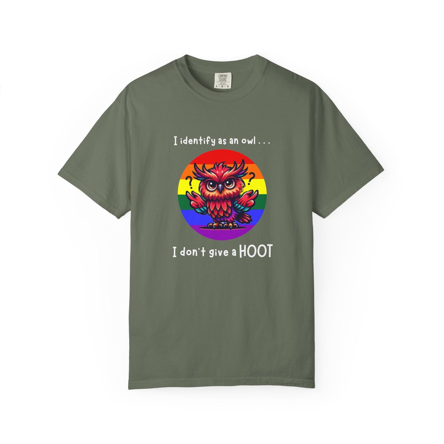 I Identify as an Owl - Pride T-Shirt