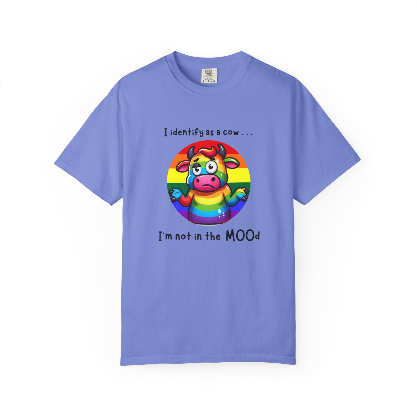 I Identify as a Cow - Pride T-Shirt