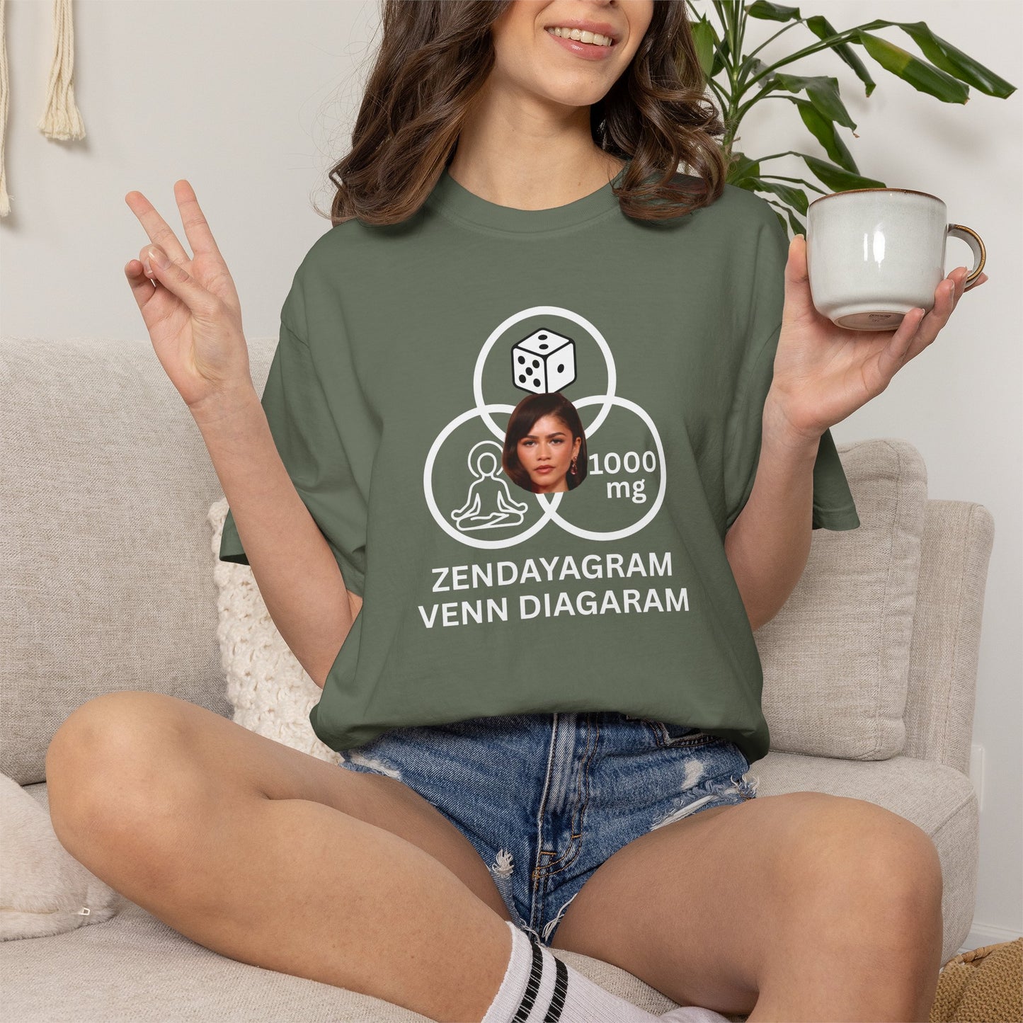 Zendayagram Venn Diagram T-Shirt