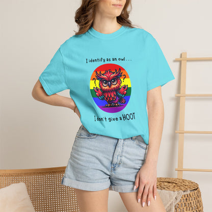 I Identify as an Owl - Pride T-Shirt