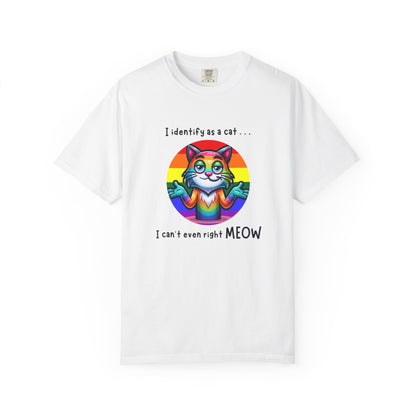 I Identify as a Cat - Pride T-Shirt