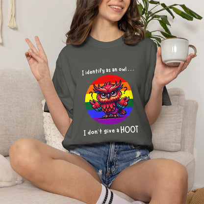 I Identify as an Owl - Pride T-Shirt