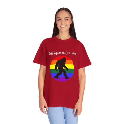 Sassquatch Crossing Pride-Themed T-Shirt