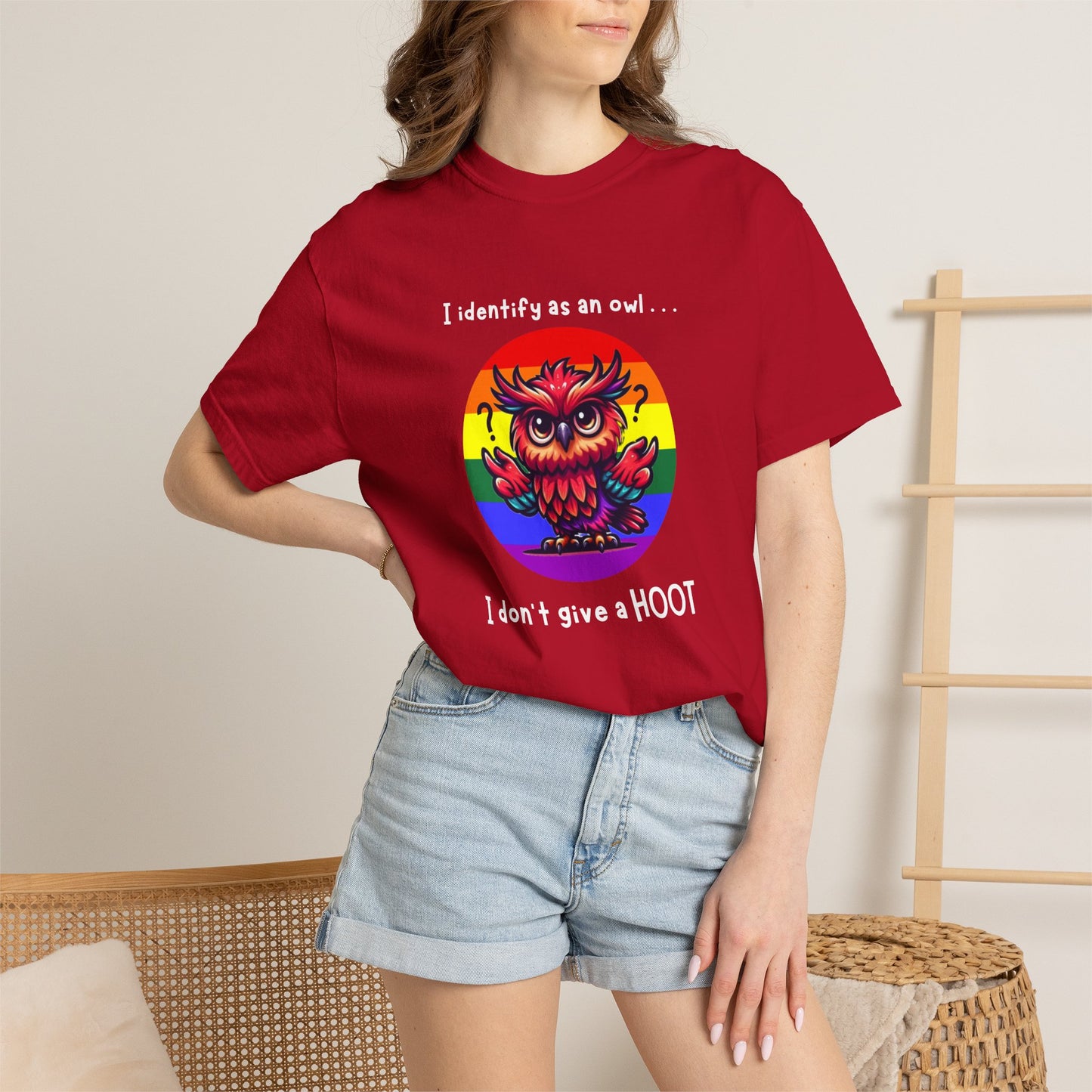 I Identify as an Owl - Pride T-Shirt