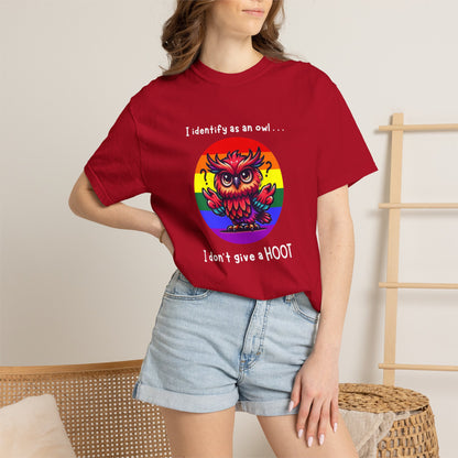 I Identify as an Owl - Pride T-Shirt