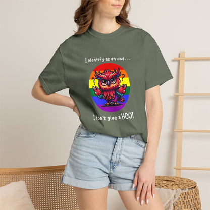 I Identify as an Owl - Pride T-Shirt