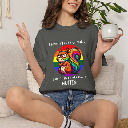 I Identify as a Squirrel - Pride T-Shirt