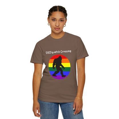 Sassquatch Crossing Pride-Themed T-Shirt