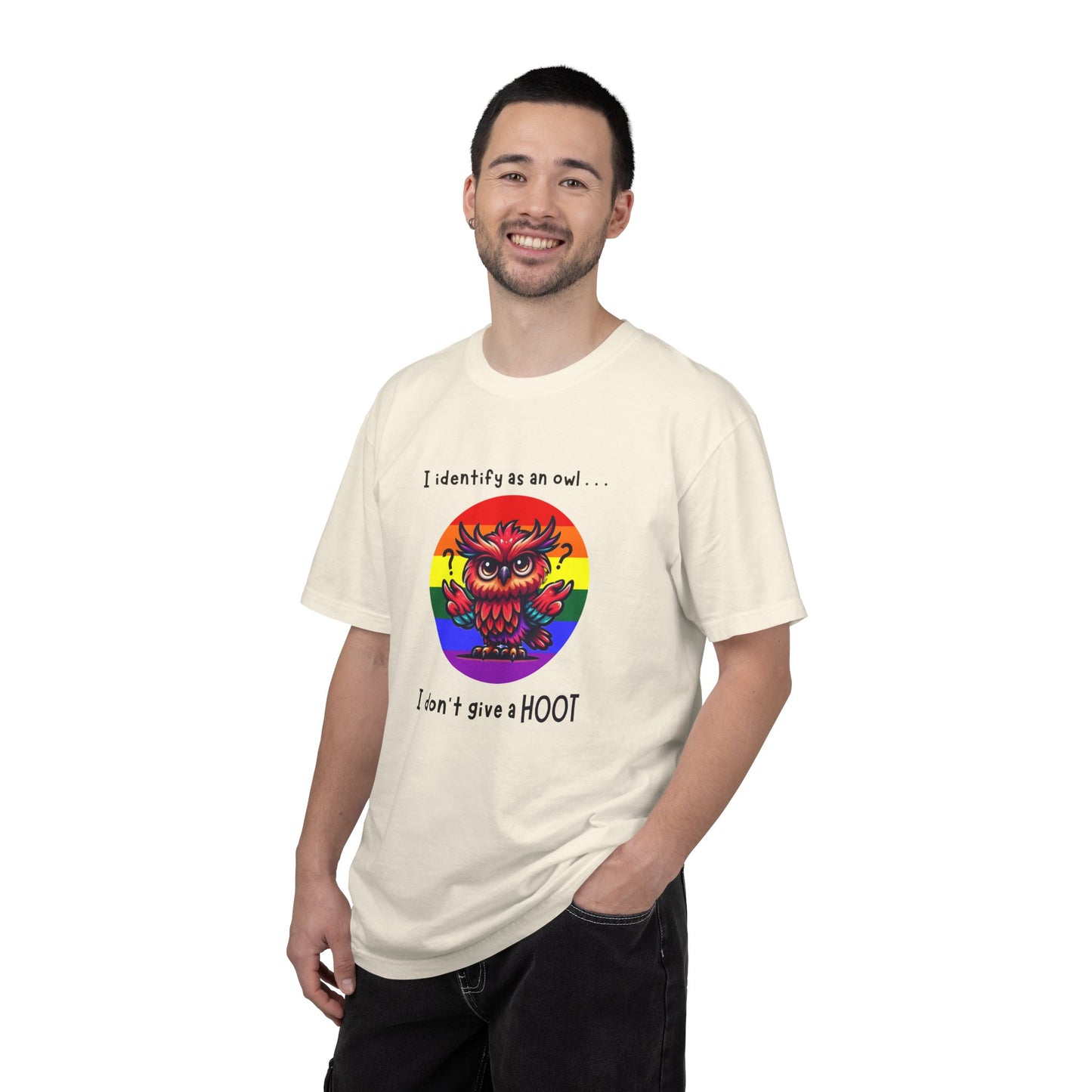 I Identify as an Owl - Pride T-Shirt