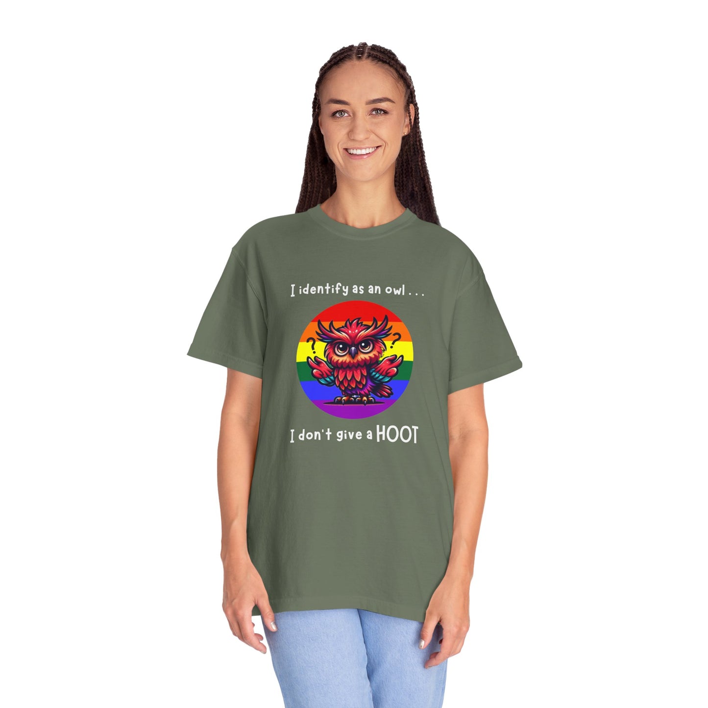 I Identify as an Owl - Pride T-Shirt