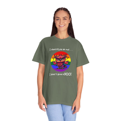 I Identify as an Owl - Pride T-Shirt