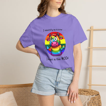 I Identify as a Cow - Pride T-Shirt