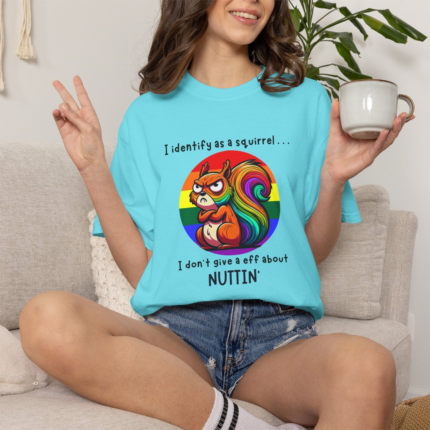 I Identify as a Squirrel - Pride T-Shirt