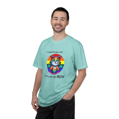 I Identify as a Cat - Pride T-Shirt