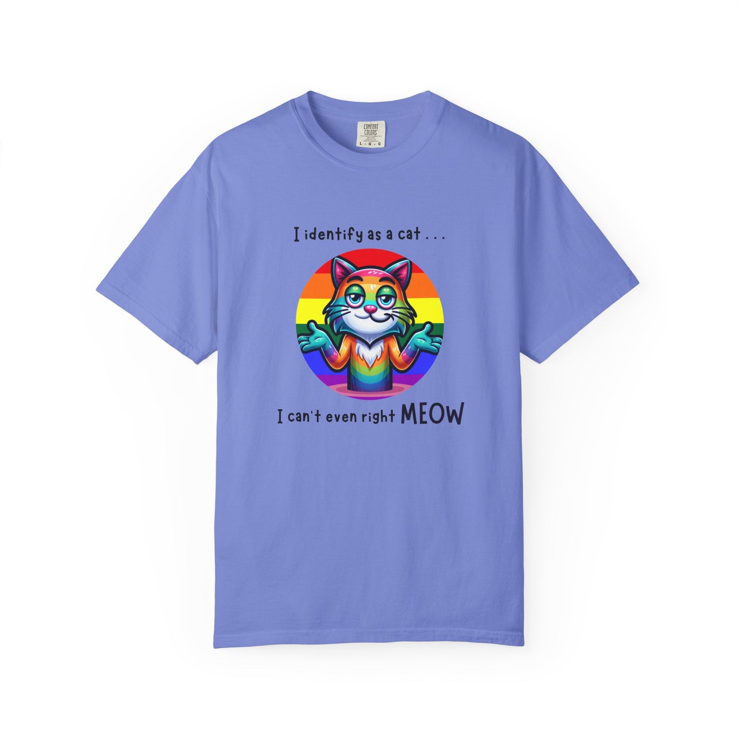 I Identify as a Cat - Pride T-Shirt