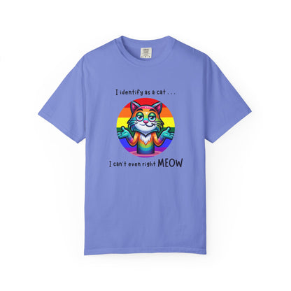 I Identify as a Cat - Pride T-Shirt
