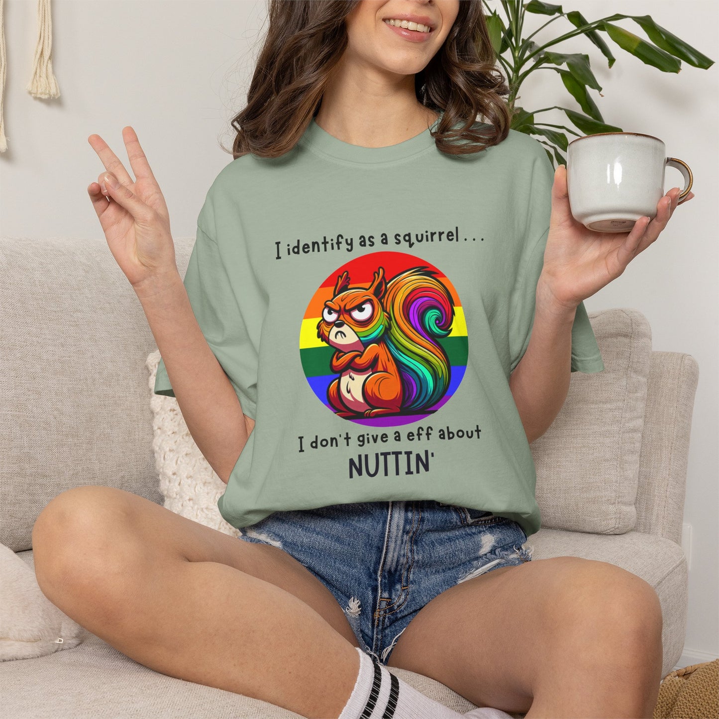 I Identify as a Squirrel - Pride T-Shirt