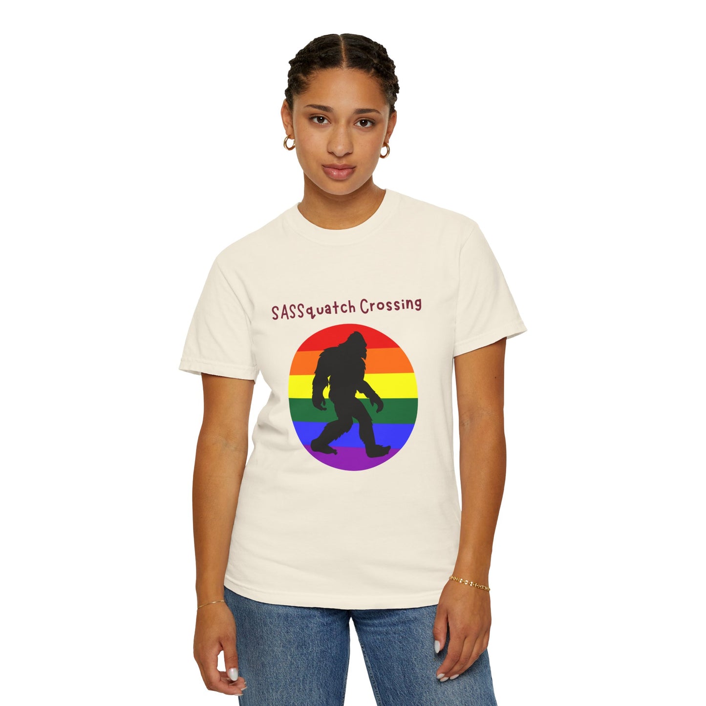Sassquatch Crossing Pride-Themed T-Shirt