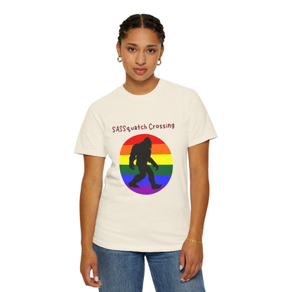 Sassquatch Crossing Pride-Themed T-Shirt
