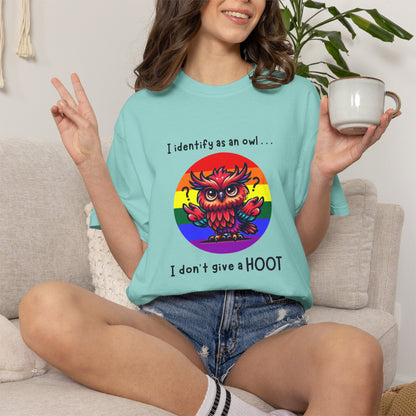 I Identify as an Owl - Pride T-Shirt