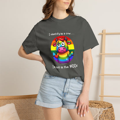 I Identify as a Cow - Pride T-Shirt