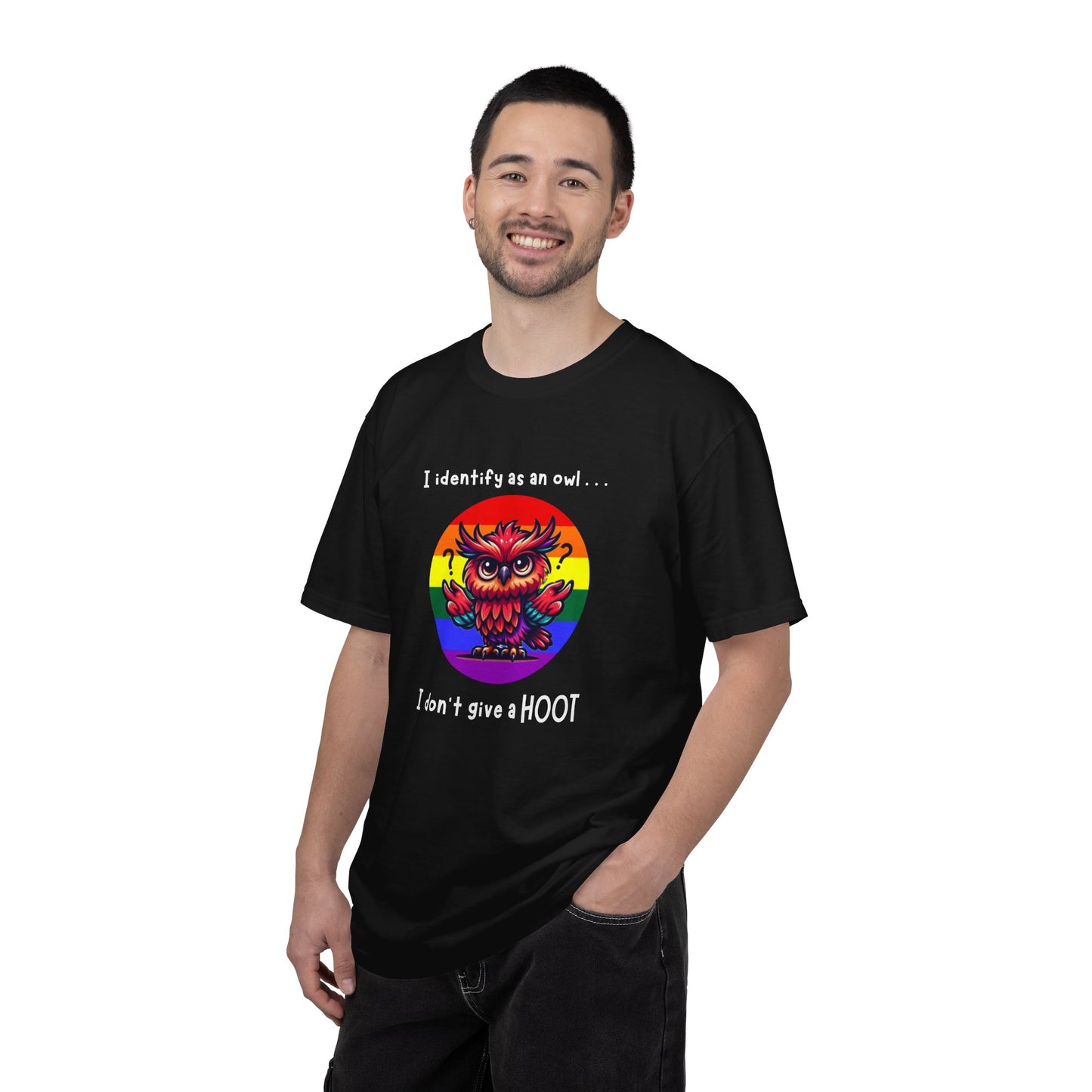 I Identify as an Owl - Pride T-Shirt