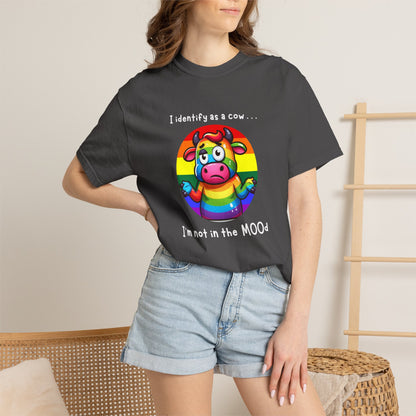 I Identify as a Cow - Pride T-Shirt