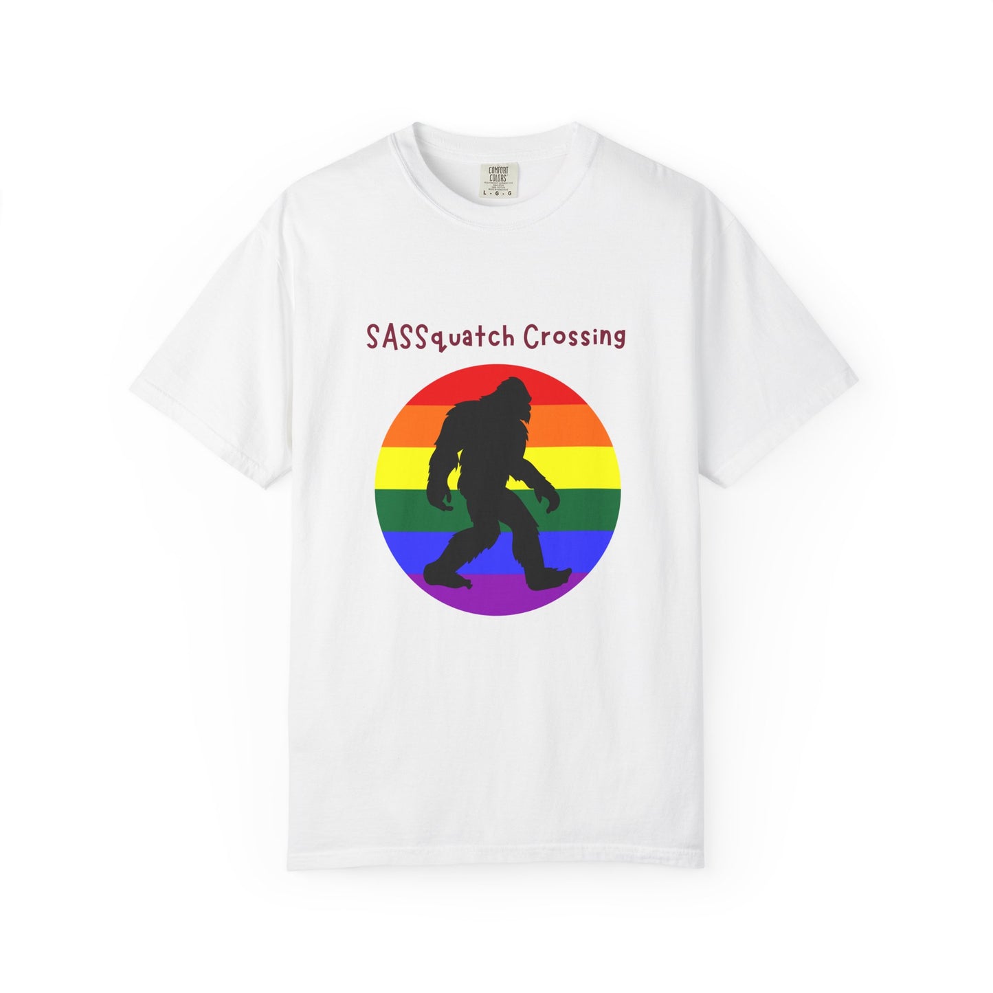 Sassquatch Crossing Pride-Themed T-Shirt