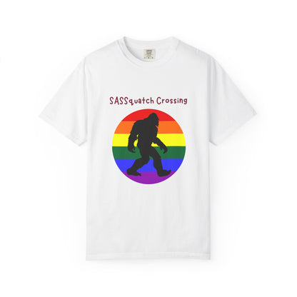 Sassquatch Crossing Pride-Themed T-Shirt