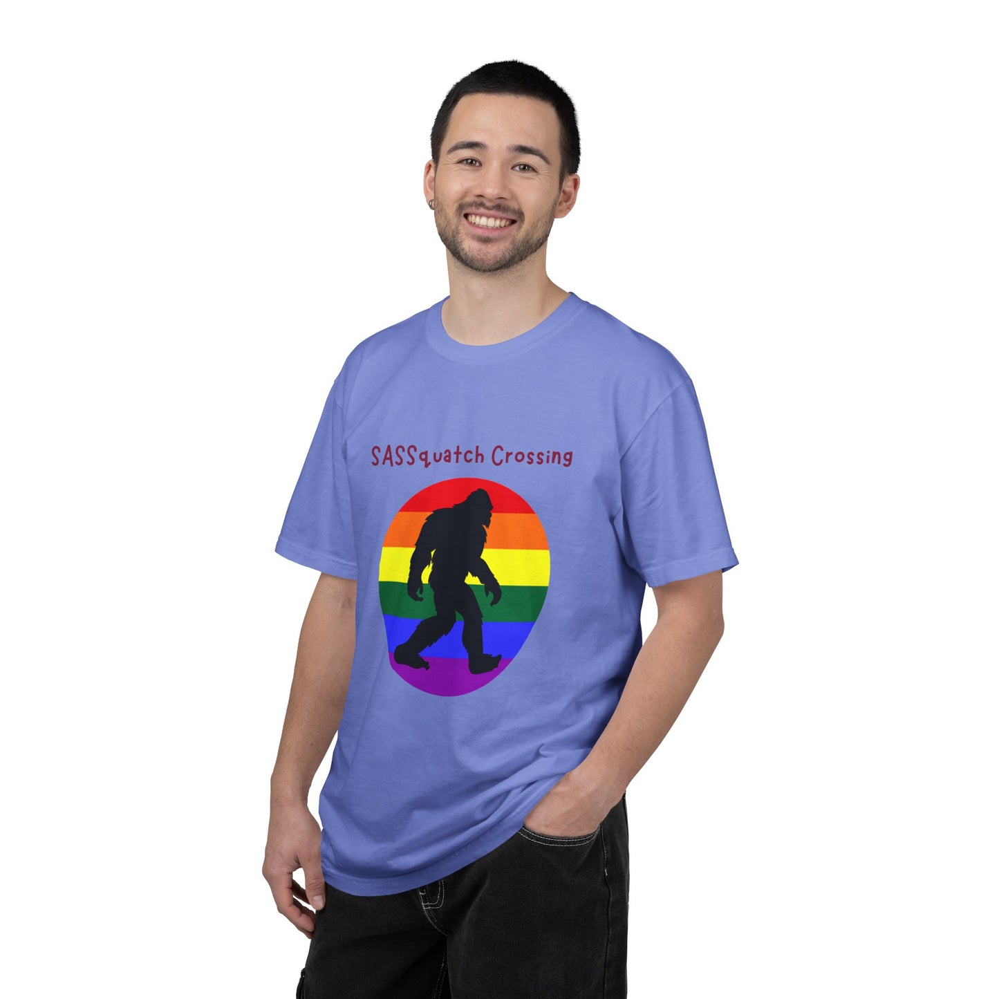 Sassquatch Crossing Pride-Themed T-Shirt
