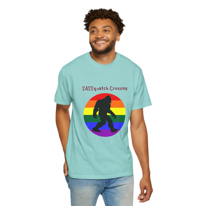 Sassquatch Crossing Pride-Themed T-Shirt