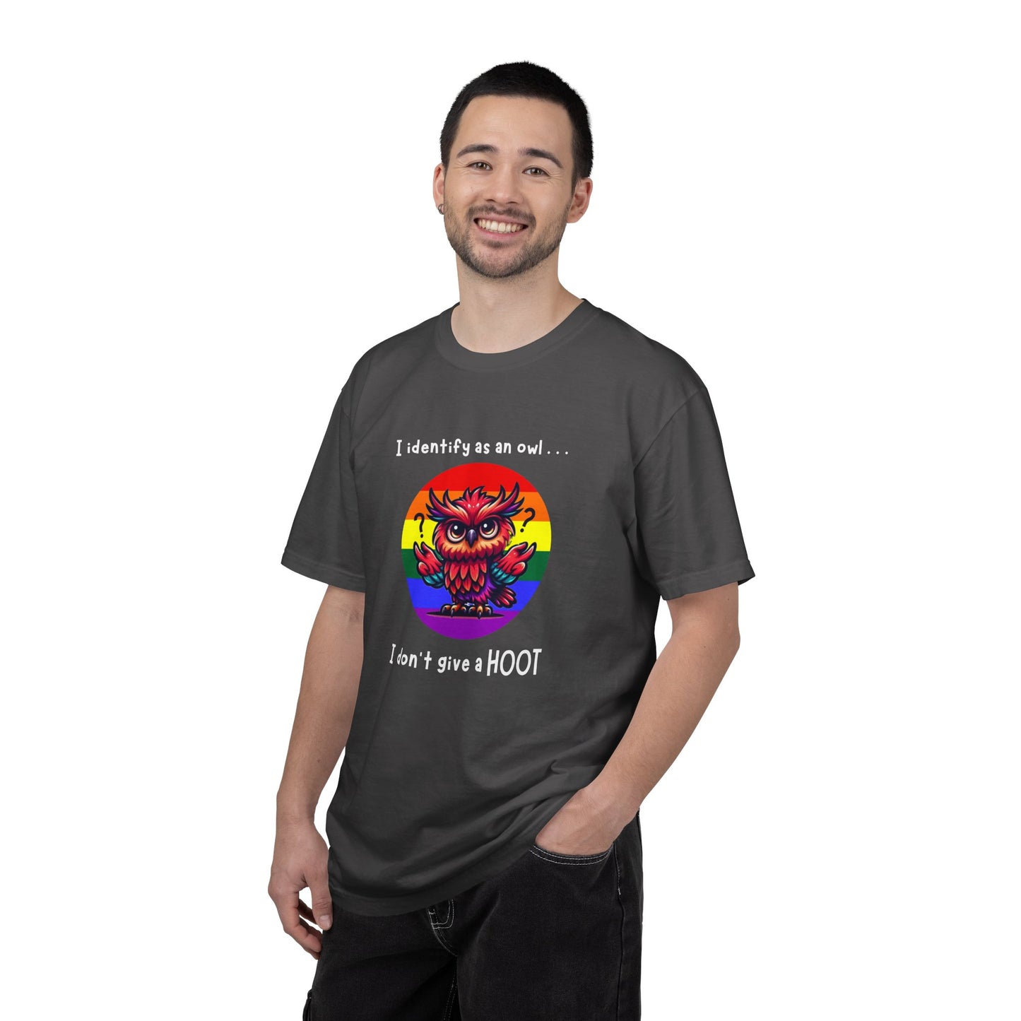 I Identify as an Owl - Pride T-Shirt