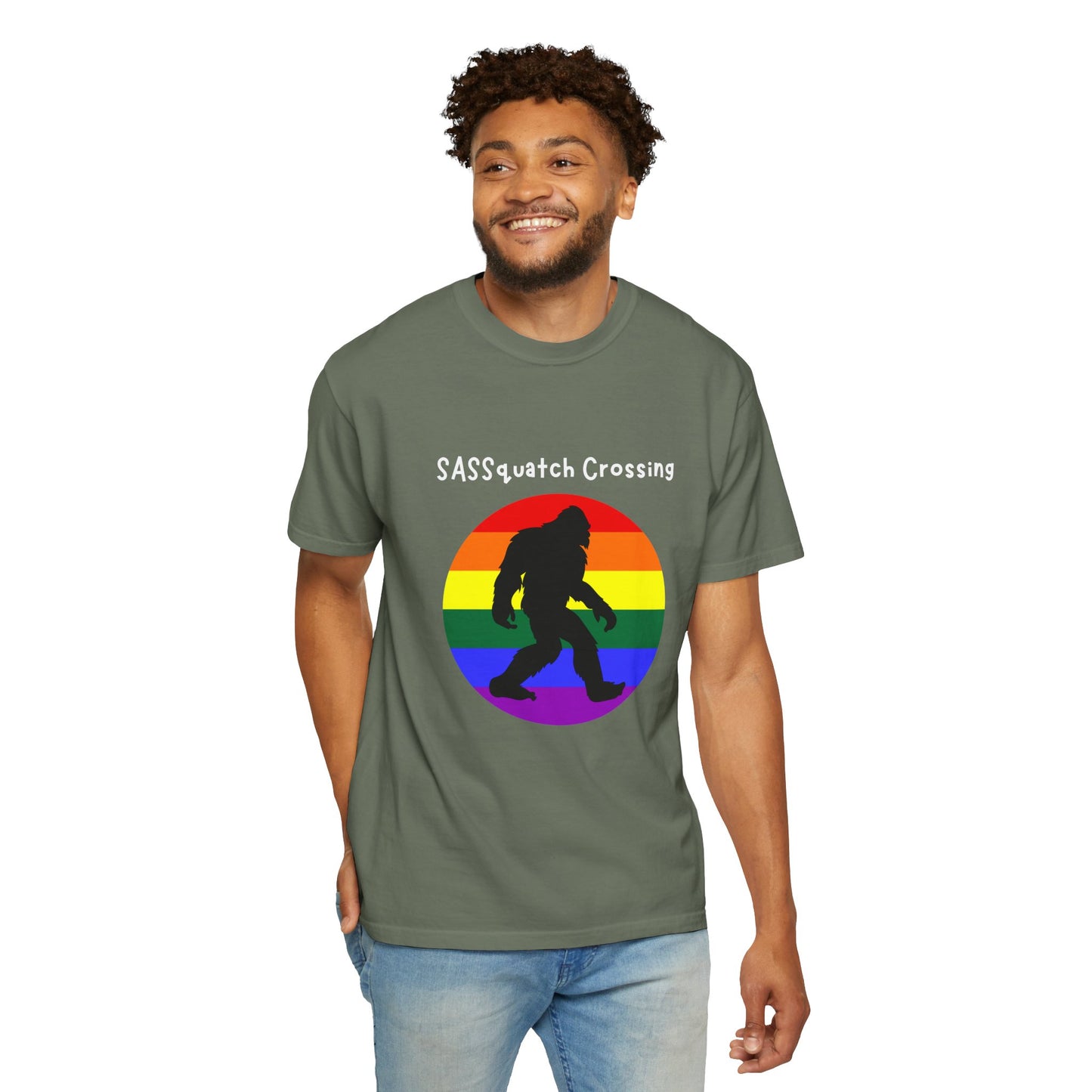 Sassquatch Crossing Pride-Themed T-Shirt