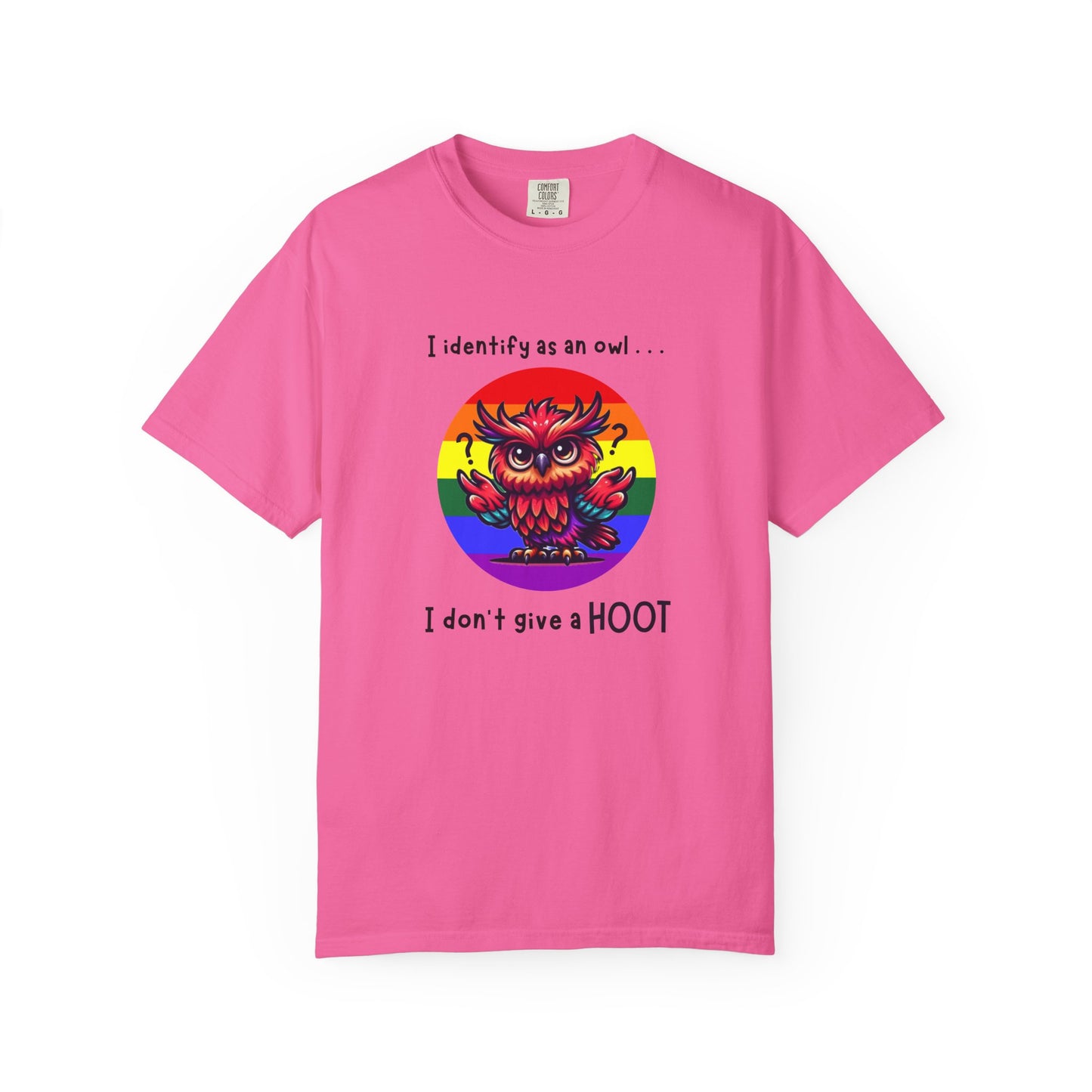 I Identify as an Owl - Pride T-Shirt