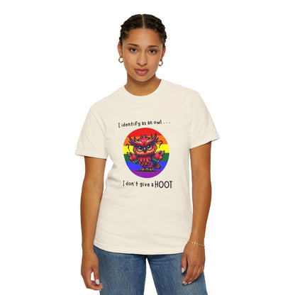 I Identify as an Owl - Pride T-Shirt