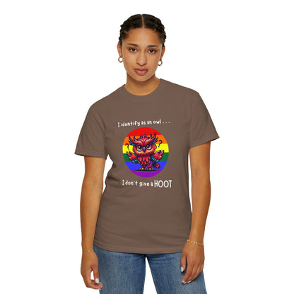 I Identify as an Owl - Pride T-Shirt