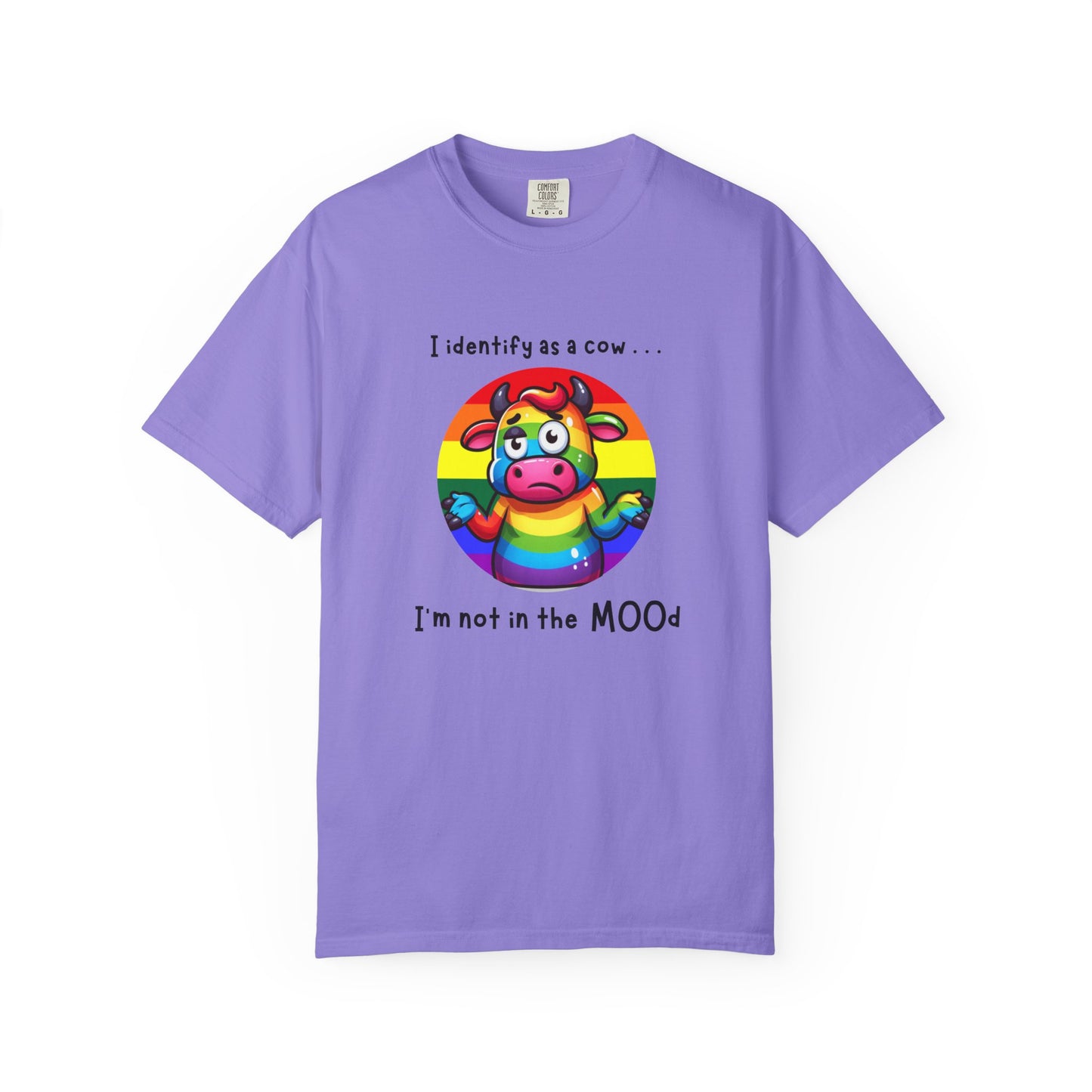I Identify as a Cow - Pride T-Shirt