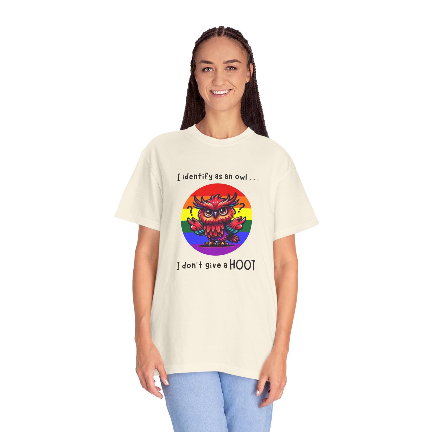 I Identify as an Owl - Pride T-Shirt
