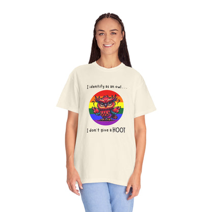 I Identify as an Owl - Pride T-Shirt