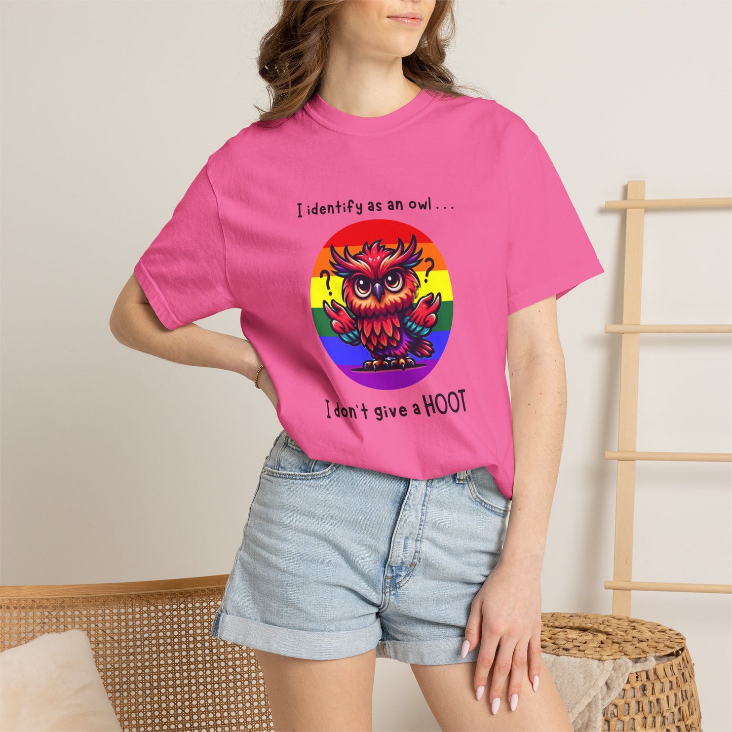 I Identify as an Owl - Pride T-Shirt