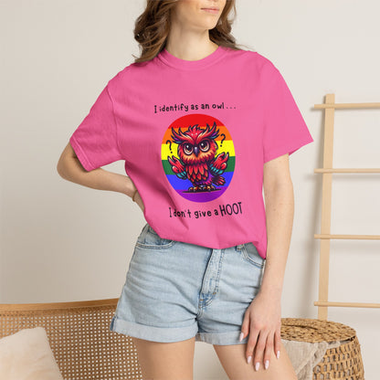 I Identify as an Owl - Pride T-Shirt