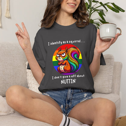 I Identify as a Squirrel - Pride T-Shirt