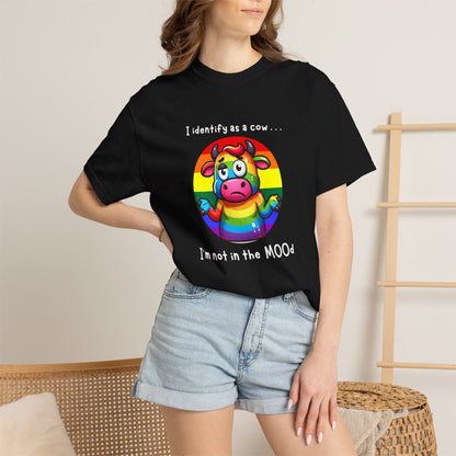 I Identify as a Cow - Pride T-Shirt