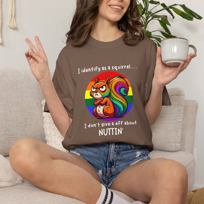 I Identify as a Squirrel - Pride T-Shirt