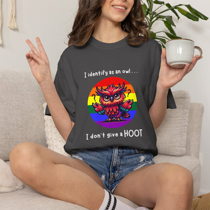 I Identify as an Owl - Pride T-Shirt
